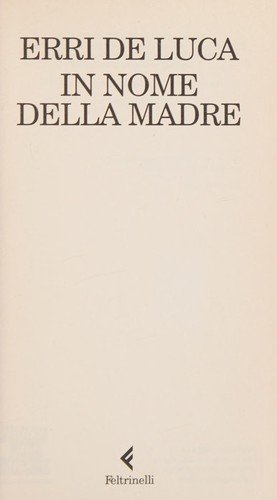 Copertina di In nome della madre