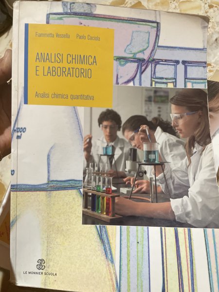 Copertina di Analisi chimica e laboratorio. Analisi chimica quantitativa. Per gli Ist. professionali