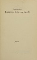 L'esercito delle cose inutili — Paola Mastrocola